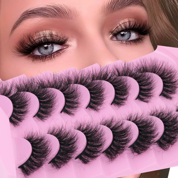 10 Pairs Mink Lashes - Image 3