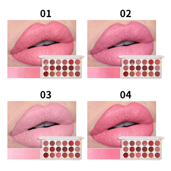 18 Color Lipstick Palette - Image 4