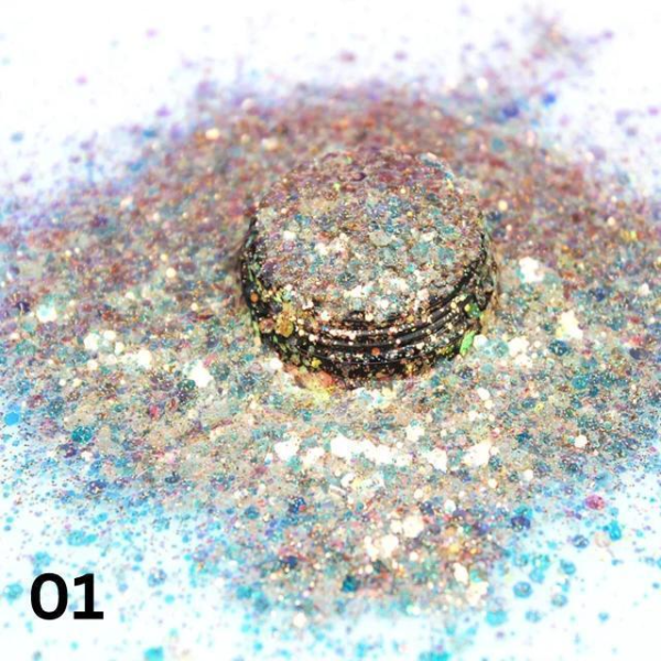 Opal Chunks Glitter Shade No (07)