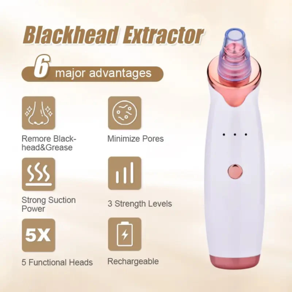 Blackhead Vacuum Pore Cleaner Blackhead Remover - Image 7